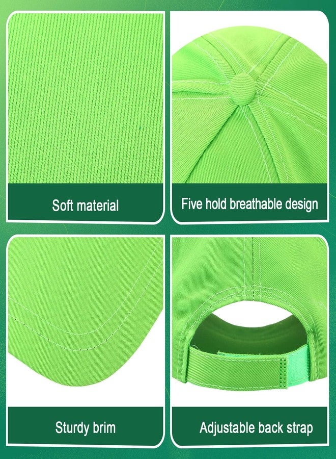 Croloose 15 Pcs Mental Health Awareness Baseball Cap Green Ribbon Trucker Hats for Mental Health Lymphoma Awareness Suicide Prevention - Image 4